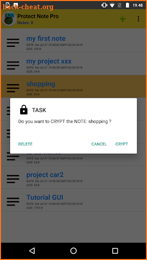 Protect Note Pro screenshot