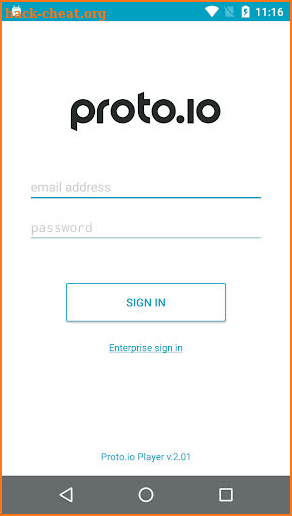 Proto.io screenshot