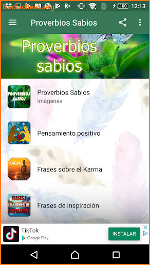 Proverbios Sabios screenshot