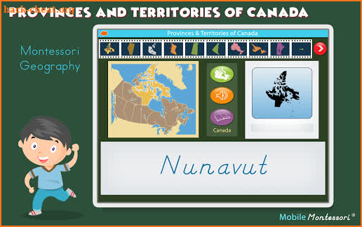 Provinces of Canada - Montessori Geography screenshot