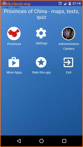 Provinces of China - maps, tests, quiz screenshot