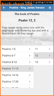 Psalms - King James Version (Audio) screenshot