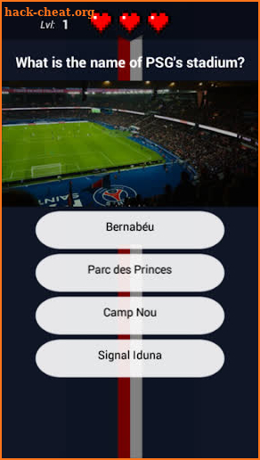 PSG Quiz screenshot