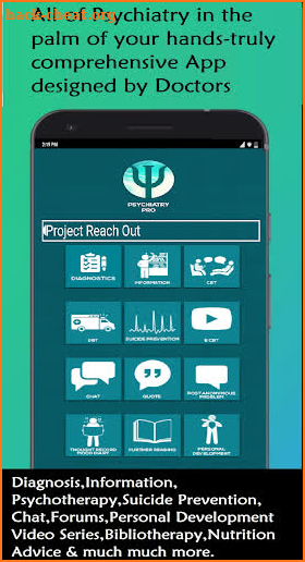 Psychiatry Pro-Diagnosis,Info,Treatment,CBT & DBT screenshot