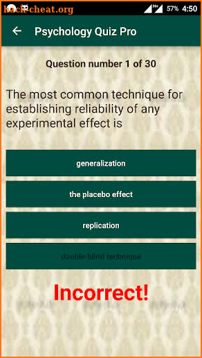 Psychology Quiz Pro screenshot