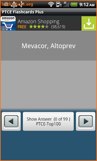 PTCE Flashcards Plus screenshot