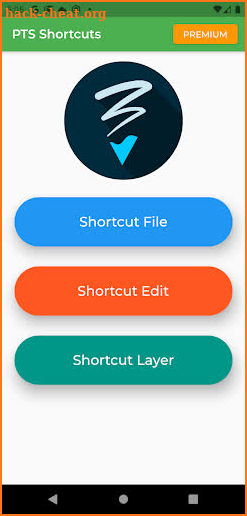 PTS Shortcuts screenshot