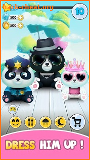 Pu - Cute giant panda bear, baby pet care game screenshot