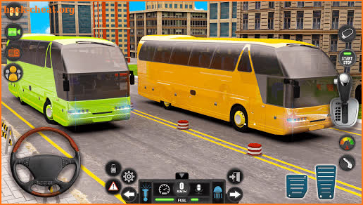 Public Transport Bus Coach: Taxi Simulator Games screenshot