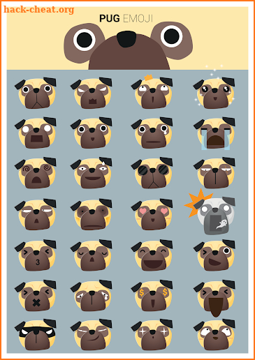 Pug Stickers for Gboard screenshot