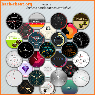 Pujie Black Watch Face for Android Wear screenshot