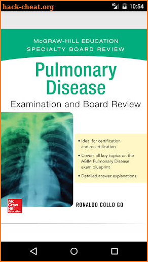 Pulmonary Disease Examination and Board Review screenshot