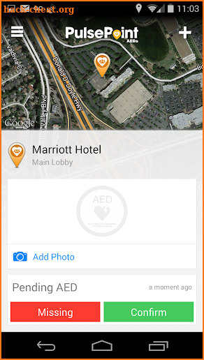 PulsePoint AED screenshot