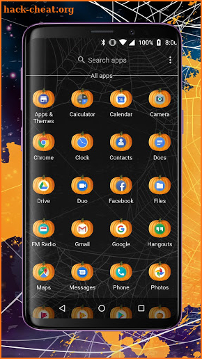 Pumpkin Halloween Theme - Wallpapers and Icons screenshot