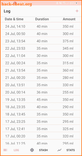 PumpLog - Exclusive Pumping Tracker screenshot