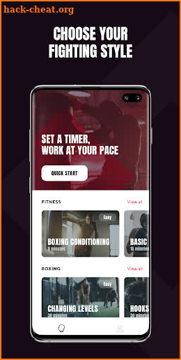 PunchLab: boxing, kickboxing, MMA workouts + timer screenshot