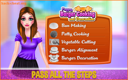 Puppy Burger Cooking and Decoration screenshot