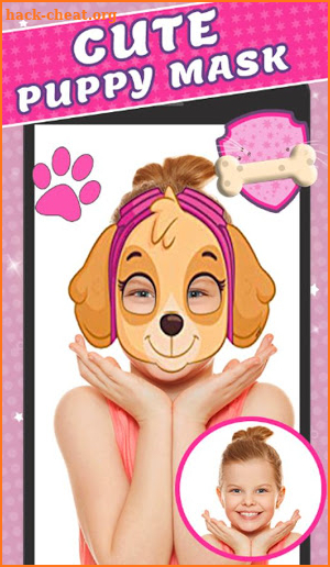 Puppy camera mask editor for fans screenshot