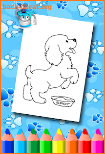 Puppy Coloring Pages screenshot