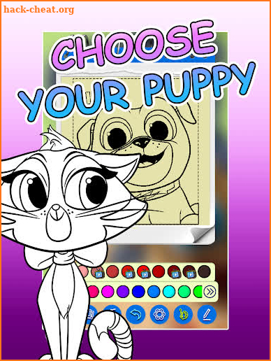 Puppy Dog Coloring Book screenshot