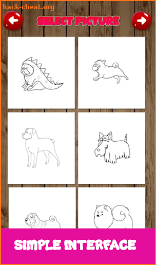 Puppy dog coloring - Cute puppies draw & paint screenshot