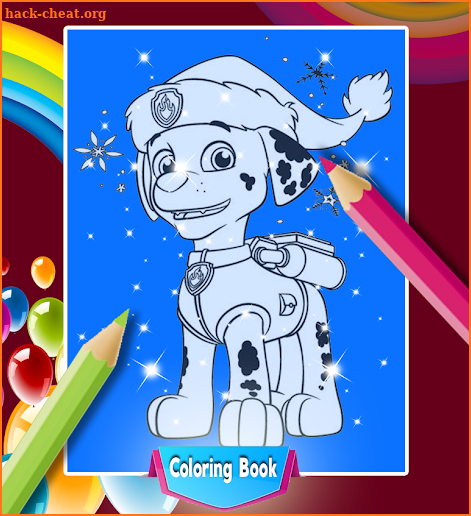 Puppy Dog Coloring Pages Drawing Game screenshot