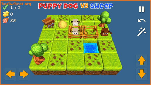 Puppy Dog vs Sheep - Fun Puzzle Game screenshot