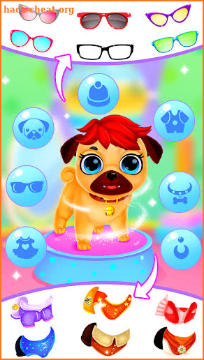 Puppy Pug at Animal Hair Salon screenshot