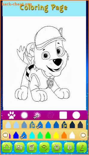 Puppy Super Dog Coloring Book - Animated screenshot