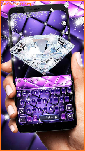 Purple Diamond Keyboard screenshot