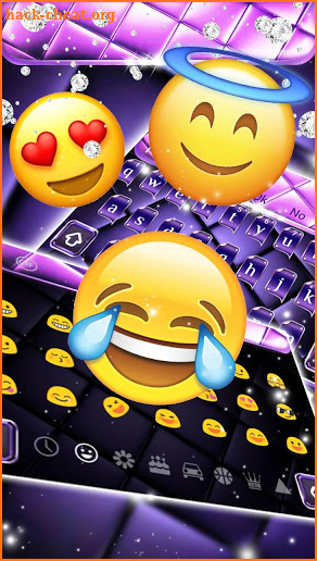 Purple Diamond Keyboard screenshot