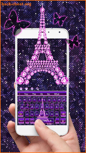 Purple Diamond Tower Keyboard screenshot