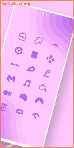 Purple Minimal - Icon Pack screenshot