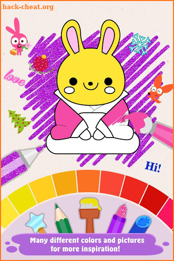 Purple Pink Coloring Fun screenshot