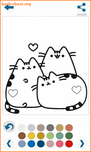 Pusheen Coloring Book screenshot