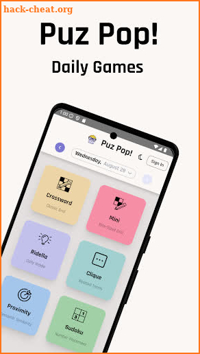 PuzPop - Daily Word Games screenshot