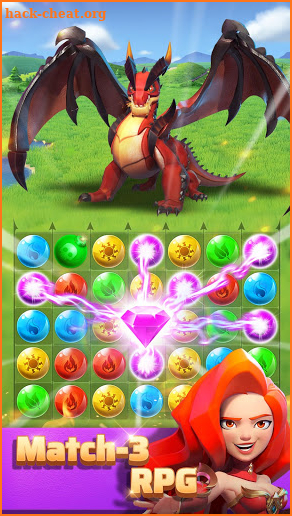 Puzzle and Conquer: Match 3 RPG - Dragon War screenshot