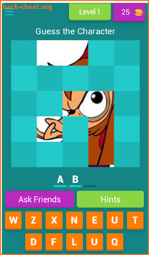 Puzzle  - Cartoon quiz - Guess the Character -01 screenshot