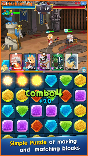 Puzzle Clash : PvP Defense screenshot