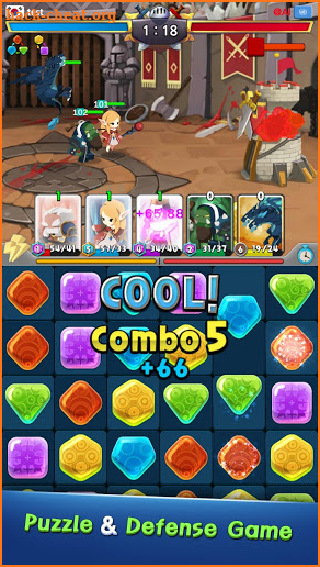 Puzzle Clash : PvP Defense screenshot