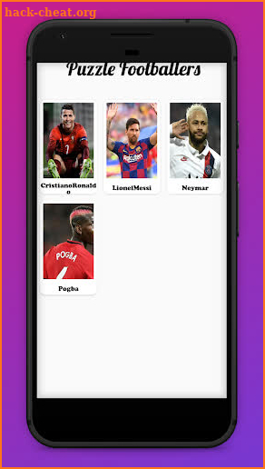 Puzzle Footballers (Messi / Ronaldo / Neymar...) screenshot