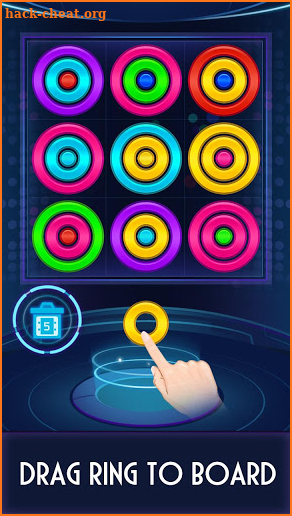 Puzzle Game : Color Rings screenshot