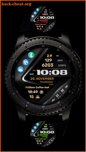 PW105 Universal Watch Face screenshot