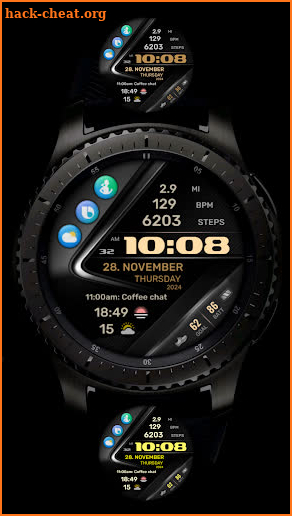 PW105 Universal Watch Face screenshot