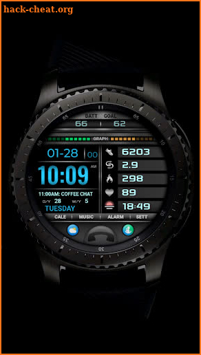 PW108 Smart Data Watch Face screenshot