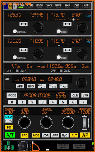 PW372 Radio Stack MS FS 2020 screenshot