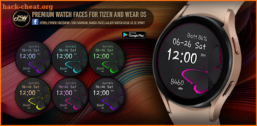 PWW05 - Ladies Digi Watch Face screenshot