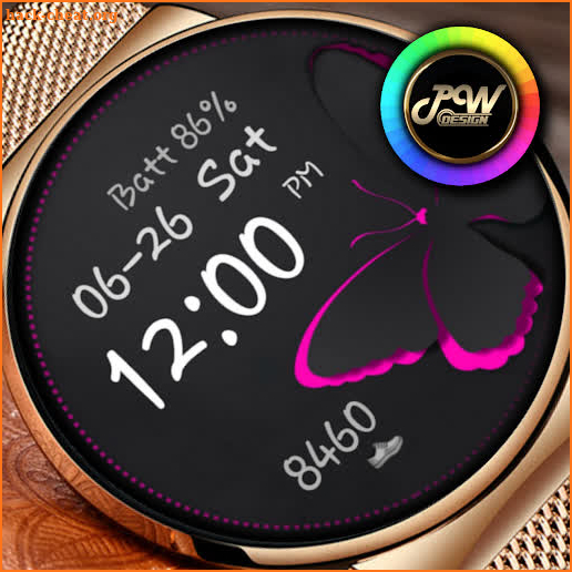 PWW05 - Ladies Digi Watch Face screenshot