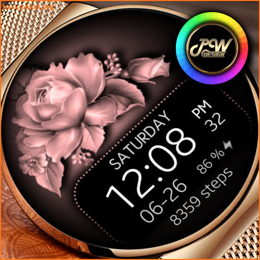 PWW06 - Ladies Digi Watch Face screenshot