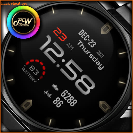 PWW15 - Sport Digital Watch Face screenshot